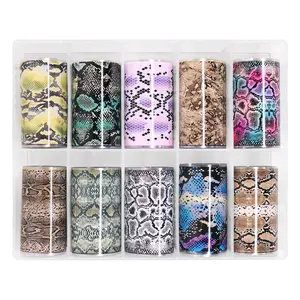 Nail Art Foil Box / Exotic Pythons