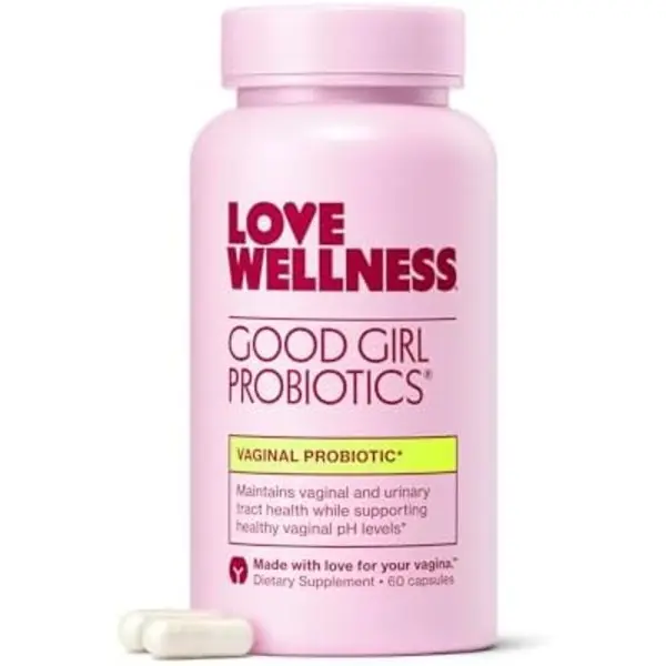 Love Wellness Good Girl Probiotics | Women’s Vaginal Health & pH Balance Supplement | Probiotic for Urinary Tract, Yeast, Odor & Immune Support | Gluten-Free | 30-Day Supply | Old Formula