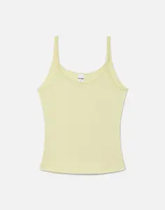 Lace Strap Tank - Limeade