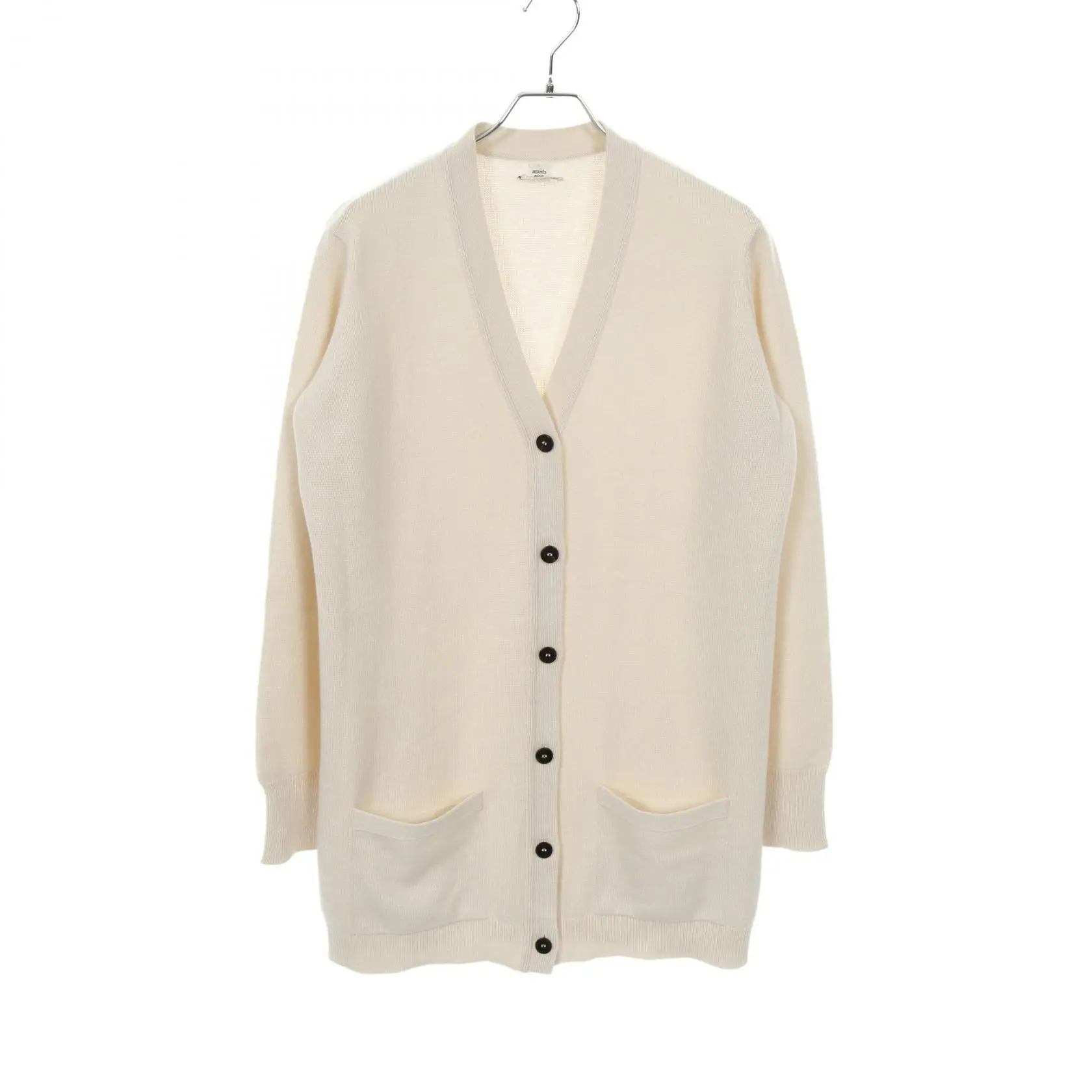 Pre-owned HERMÈS Cashmere Small Leather Goods Hermes Cardigan