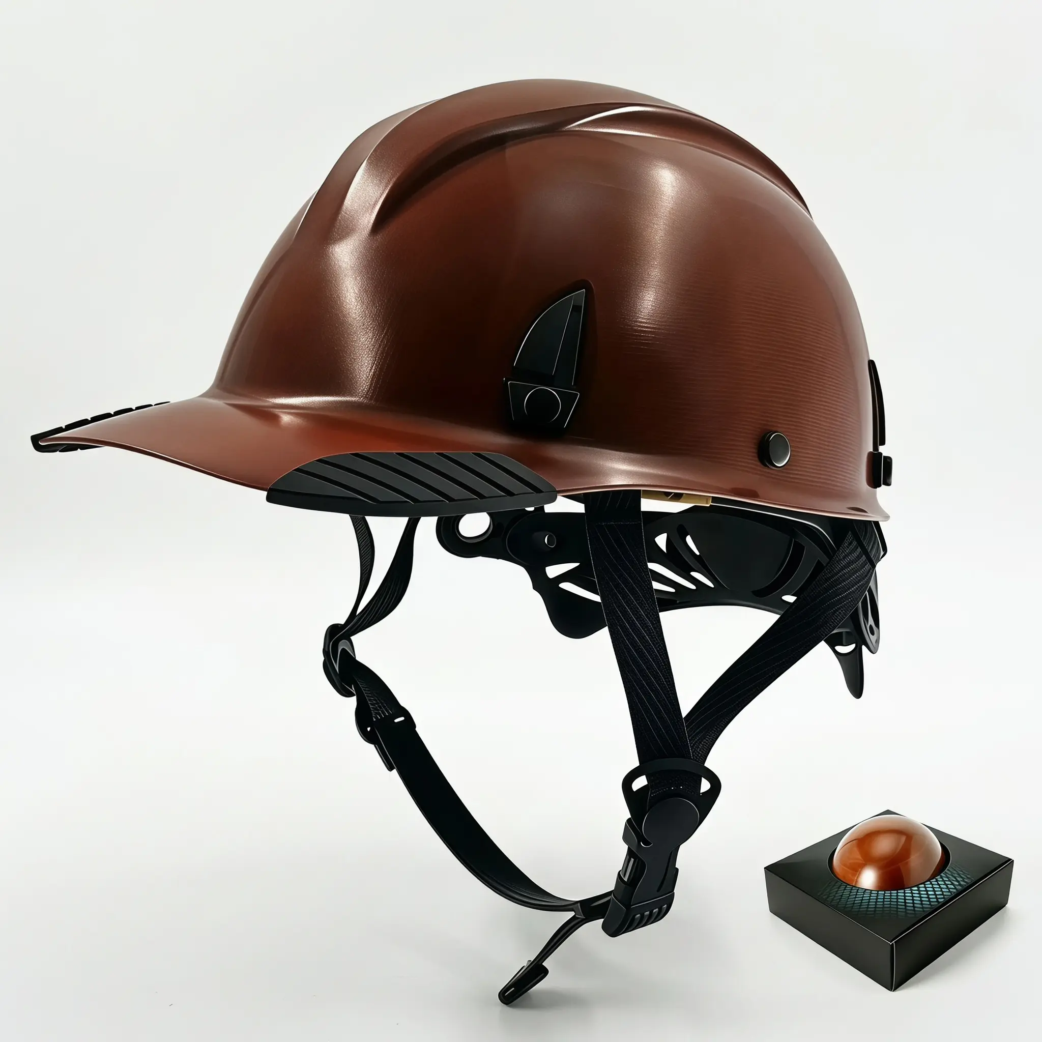 LOEBUCK Fiberglass Hard Hat, ANSI Z89.1 Certified Construction Work Safety Helmet for Home Improvement & Security Applications