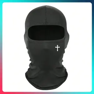 Unisex Casual Style Balaclava Face Mask, Outdoor Dustproof Mask, Windproof Dust-Proof Warm Neck Gaiter, Street Fashion Print Hip-Hop Design for All Seasons Outdoor Sports