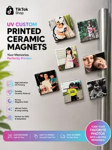Premium UV printed Ceramic magnets