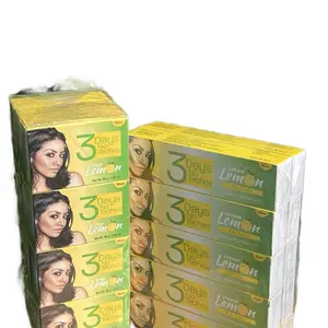 3 Days No Taches Soap Lemon 80g/2.82oz PACK OF 12 & Cream PACK OF 10 for Gentle Cleansing