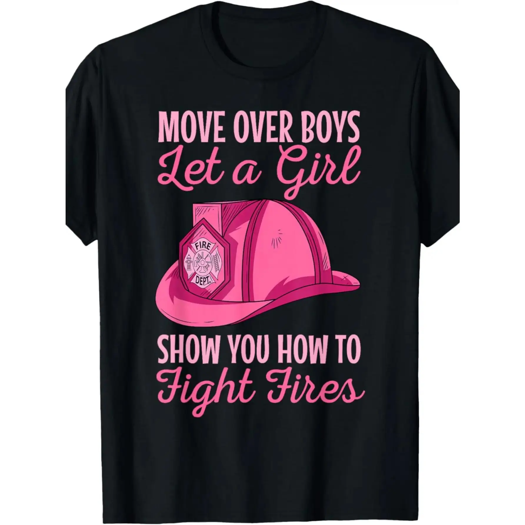 EWH Fire Fighter Female Firefighter Female Volunteer Firefighter Rescue Worker T-shirt y2k  outfits  men time  tee  shirt