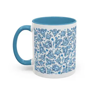 Floral Penis Mug Hidden Penis Cup, Funny Adult Humor Sexy Coffee Mug, Naughty but Classy Gag Gift for Her Bestie Wife Coworker 11oz/15oz