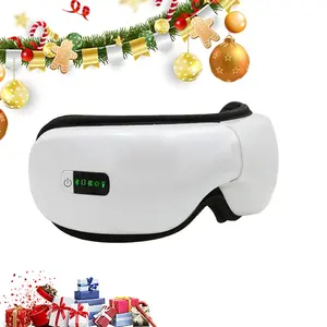 Portable Eye Massager, 1 Box Eye Massage Tool with Adjustable Heat & Vibration Settings, Eye Massage Tool for Home & Travel Use