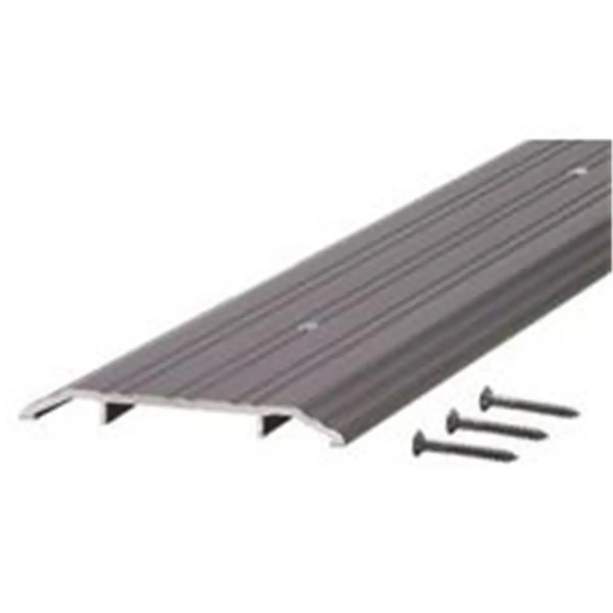 M-D Building Products 68346 212 MAIN Aluminum Bronze Anod Door Threshold, 1/2x5x36 In, Saddle Fluted, Slip Resistant, Seals Gaps, Includes Screws, Ultra Commercial, UL Fire Labeled, ADA-Compliant, for Sailing & Water Sports
