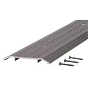 212 MAIN Anodized Aluminum Slip-Resistant Door Threshold, 1/2x5x36 Inches, M-D Building Products 68346 (For Sailing & Water Sports Use), Slipresistant