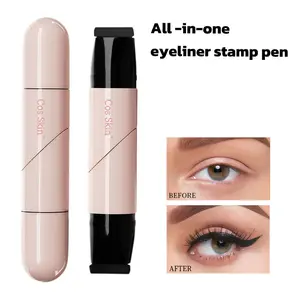 Rotating Winged Eyeliner Stamp Pen Dual-Head Design for Precise Cat Eye & Winged Liner Waterproof Smudge-Proof Formula Quick-Drying Makeup for Busy Days and Special Occasions