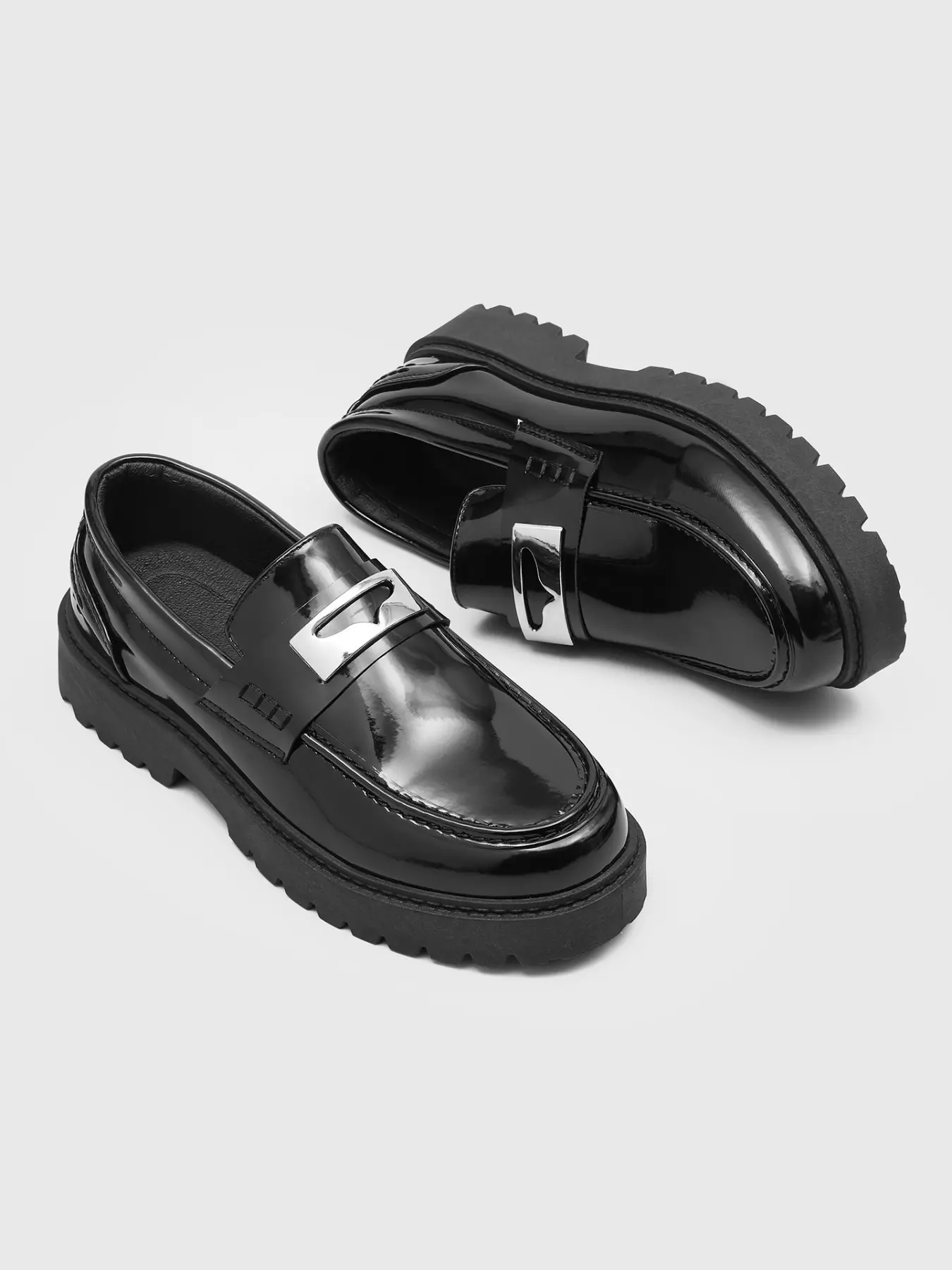 Men's Fashion PU Leather Loafers, Lightweight Slip-On Casual Shoes, Business Style All-Season Waterproof Non-Slip Comfortable
