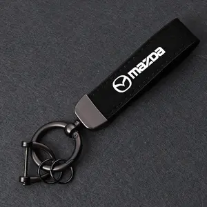 Key Ring Car Keychain Key Fob Custom Car Emblem Gift For Mazda 5 6 CX3 2 MX5 MS CX9 MP Demio GJI GH CX5CX7 BK GL MX3 3 Axela Atenza CX30