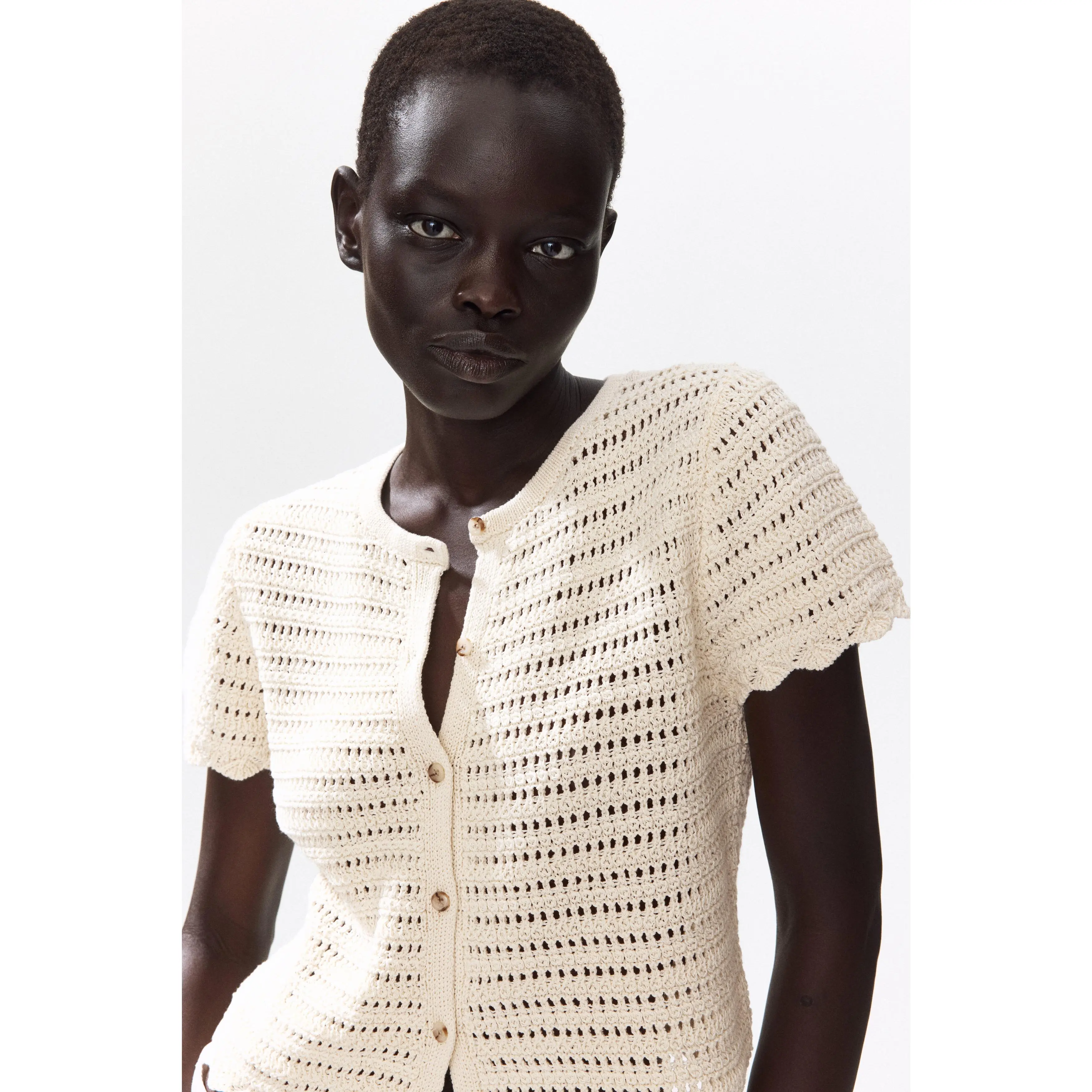 H&M Pointelle-knit cardigan