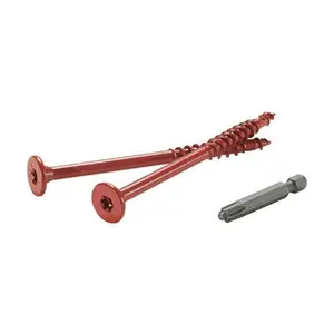 Fastenmaster 5915269 Flatlok No. 14 x 5 in. No.40 Torx ttap Flat Head Epoxy Carbon Steel Wood Screws - 250 Piece