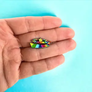 Rainbow Star Enamel Pin
