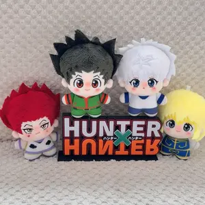 10cm Hunter X Hunter Plush Toy Anime GON·FREECSS Cute Soft Stuffed Doll Killua Zoldyck Keychain Bag Pendant Kids Birthday Gift