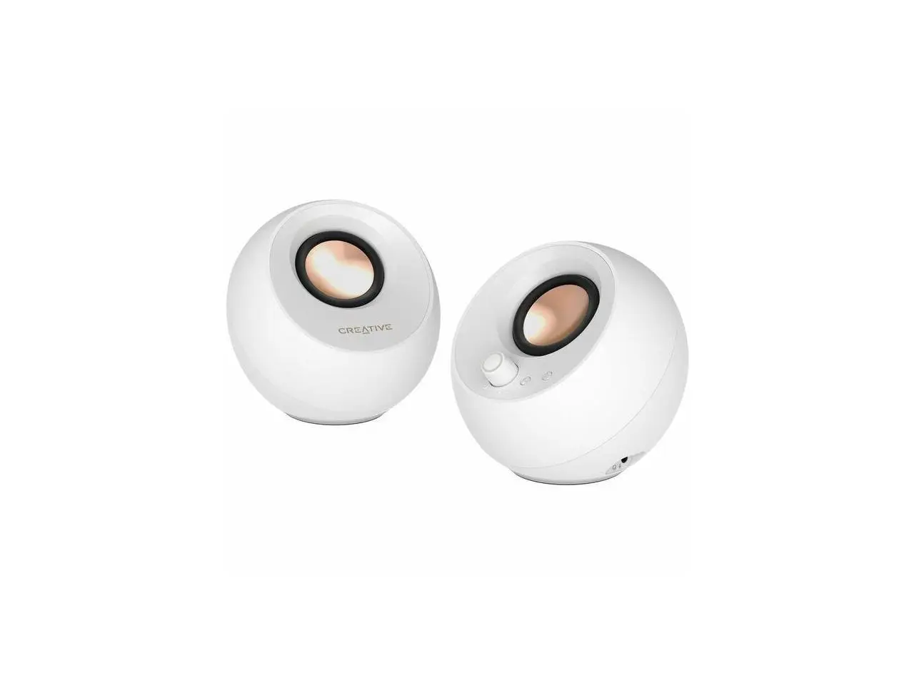 Creative Labs Pebble Pro 2.0 Bluetooth Desktop Speakers (White) Creative Labs Pebble Pro 2.0 Bluetooth Desktop Speakers (White)