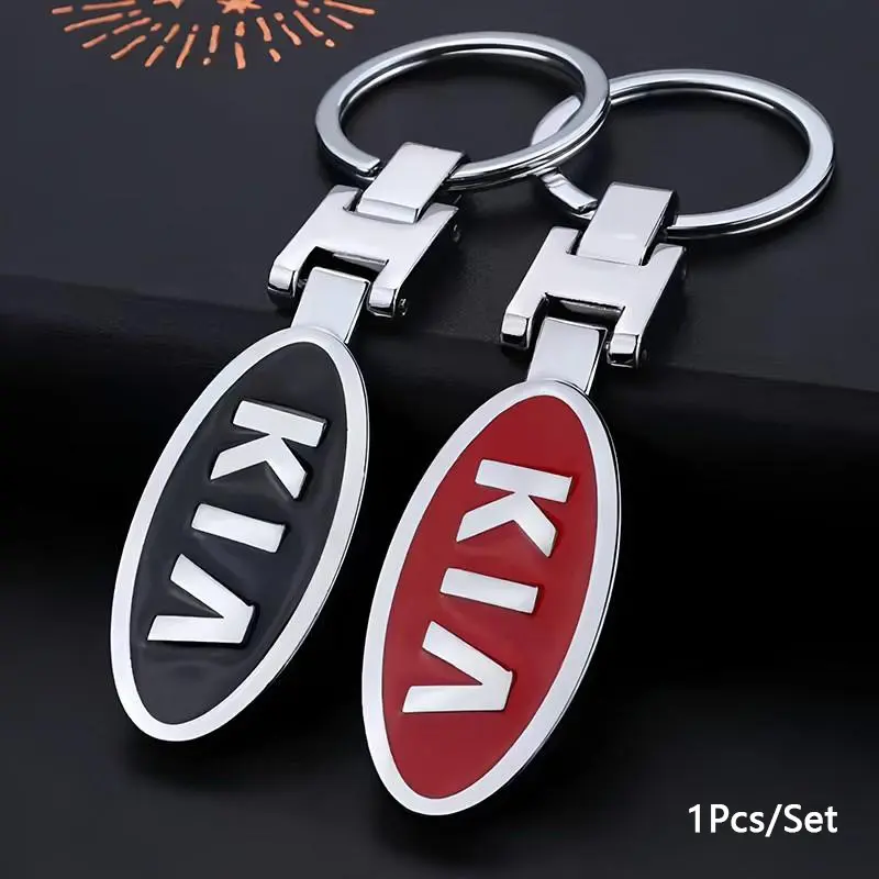 Car Emblem Keychain, Fashionable Alloy Keychain, Zinc Alloy Keyring For KIA K3 Sportage Carnival K5 Seltos Pegas KX1 EV5 Sonet EV6 K4 EV3 Ceed K8 K9 Cerato Sorento Stinger Forte Niro Cadenza Soul Telluride, Car Key Chains