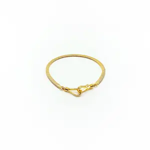 18 k gold plated 18k silver plated unisex bracelet quality jewelry clean fit tarnish free classical timeless luxury designer bracelet modern luxury everyday jewelry premium craftsmanship high quality accessories custom made jewelry