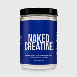 Naked Creatine - 100% Premium Creatine Monohydrate Powder - 1kg - Only 1 Ingredient - Shown to promote strength, muscle mass, and improve exercise performance - 5g creatine per scoop