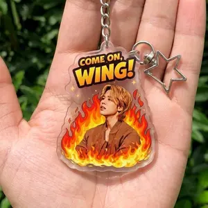 Come On Wing Kpop Band Keychains,  Kpop Stars Lover Keychain