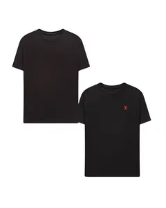 ETN Premium Split Hem Tee Bundle - Black/Black 2D logo and Black/Red 3D Logo