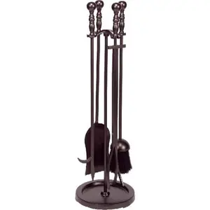 Dagan  Fireplace Tool Set, Bronze - 5 Piece