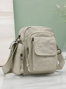 Multi-Layered Shoulder Crossbody Bag, Water-Resistant Wearable Fashionable Purse Phone Pouch, Durable Fabric, Casual Shoulder Bag, Stylish Accessory for Everyday Use, Casual Crossbody Bags