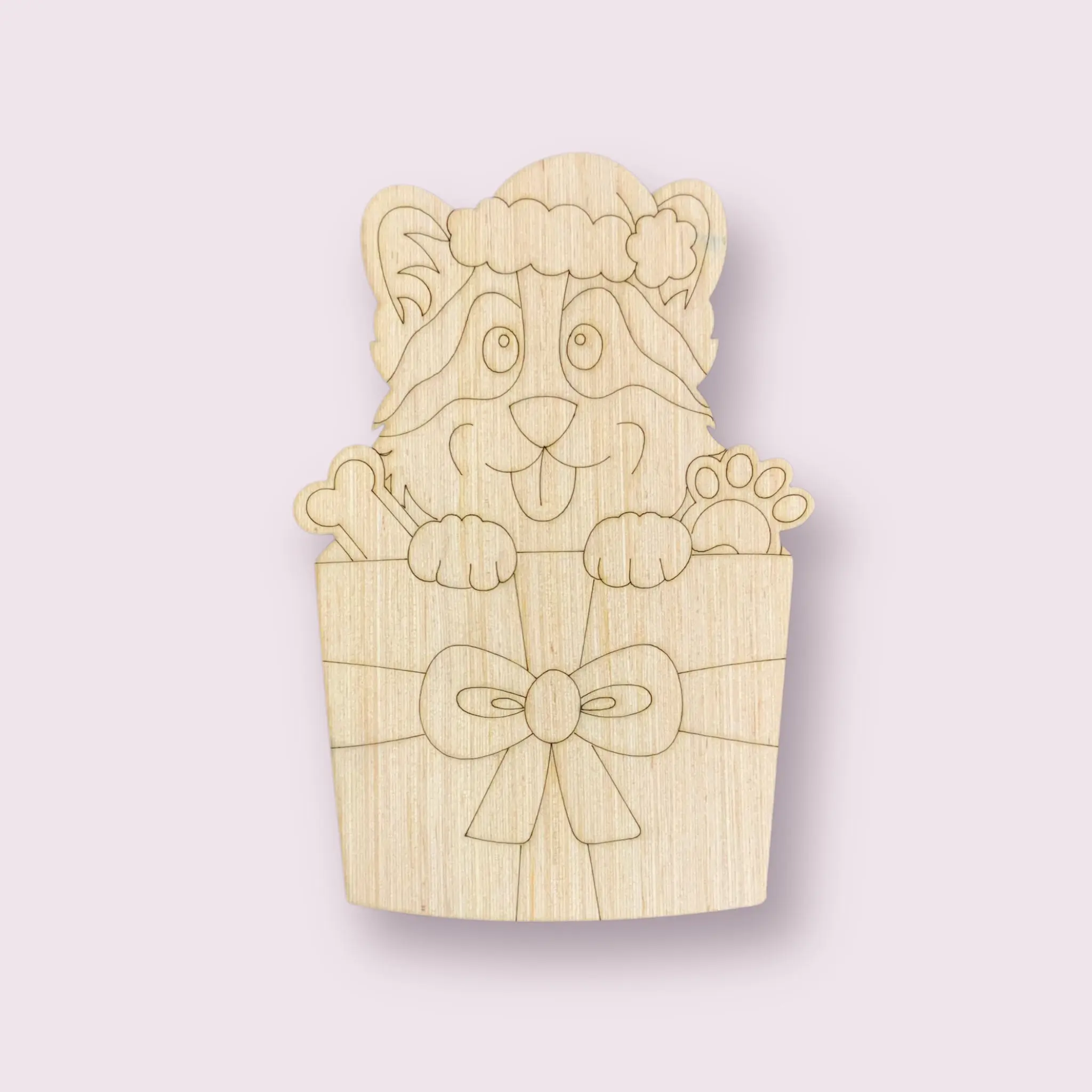 Corgi Christmas Gift Ornament (GM084-O)