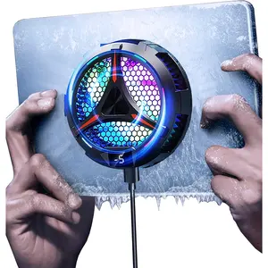 iPad Cooler,Magnetic Tablet Cooler for ipad/surface pro/Samsung Tab,Compatible for Steam Deck,Universal Radiator with Temperature Display for Mobile Gaming,Tiktok Live Streaming