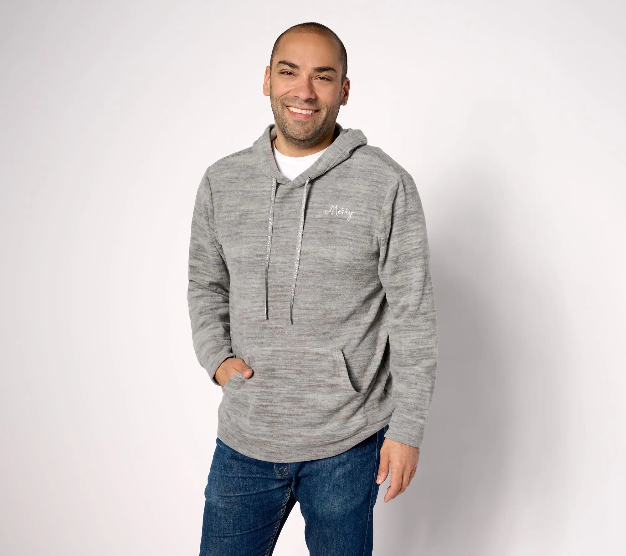 MUK LUKS Men's Merry Everything Hoodie