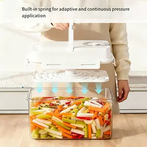 1 food sealed jar, specially designed for storing kimchi, suitable for brewing olives and peppers, as well as pickled cabbage, grain storage jars, fruits and vegetables, preservation