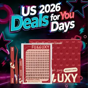 BROWN CURVE | Fulluxy Natural Lashes Clusters,  BROWN CURVE Fulluxy Natural Lash Clusters Silky Soft Invisible Clear Band Comfy All Day Wear Easy  Brown Venus Brown VelureStyle Individual Eyelashes Single Pack Perfect For Daily Makeup & Casual Eye Look