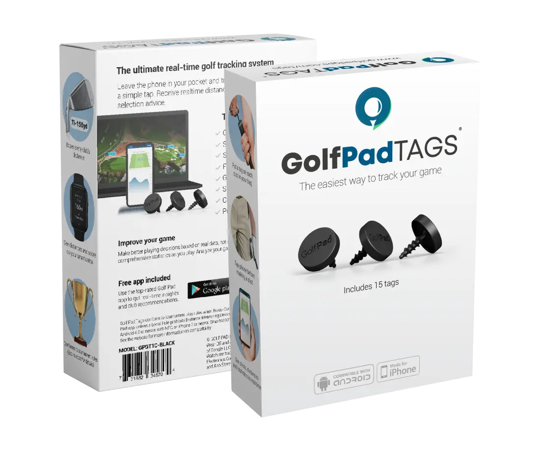 Golf Pad TAGS - Automatic Gps Shot Tracking System for Android & iPhone