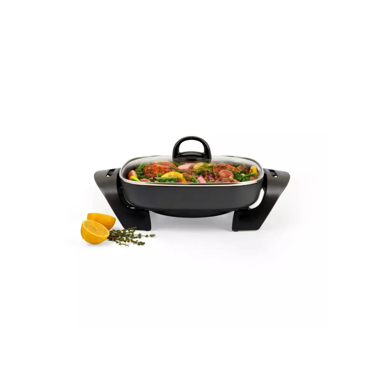 11"x11" Electric Skillet with EverGood Ceramic Nonstick Coating