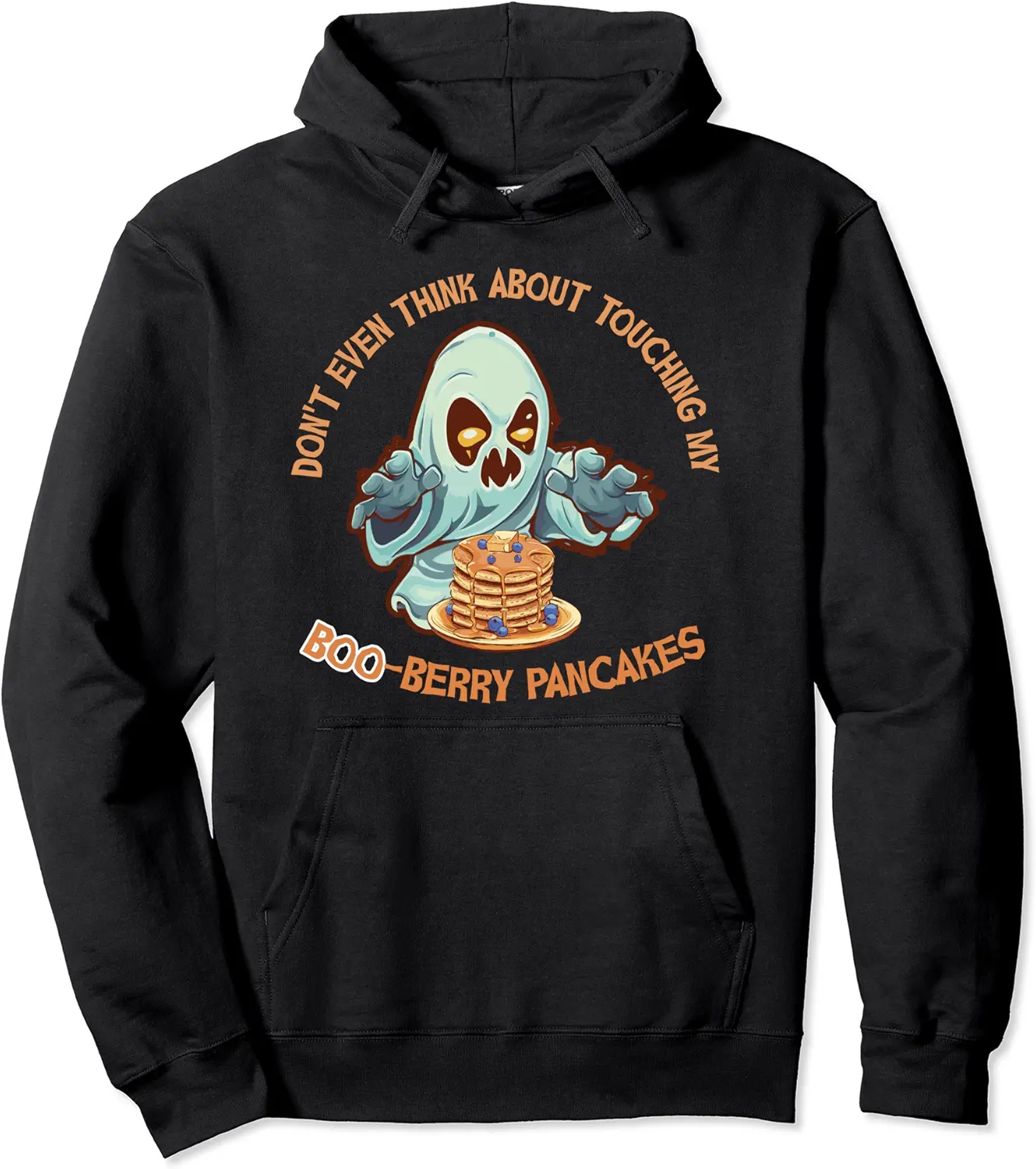 Funny Halloween Ghost Boo-Berry Pancake Pullover Hoodie - Matthewmatt Shop 27B0CKDCNG63