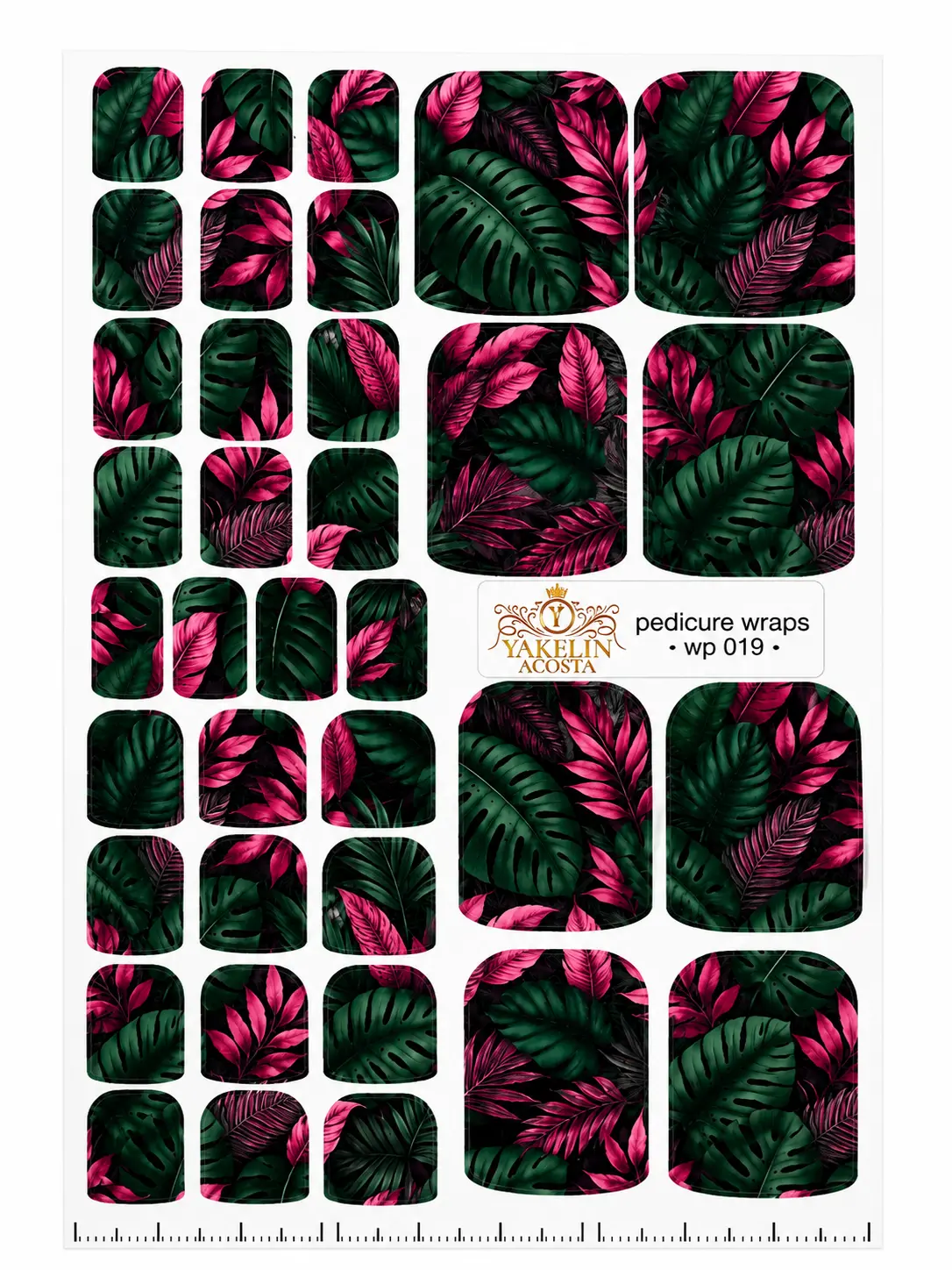 Pedicure Wrap /Nail Art Stickers And Decal/ Self Adhesive Nail Decals for nail art Nail Art Supplies Decorative Nails