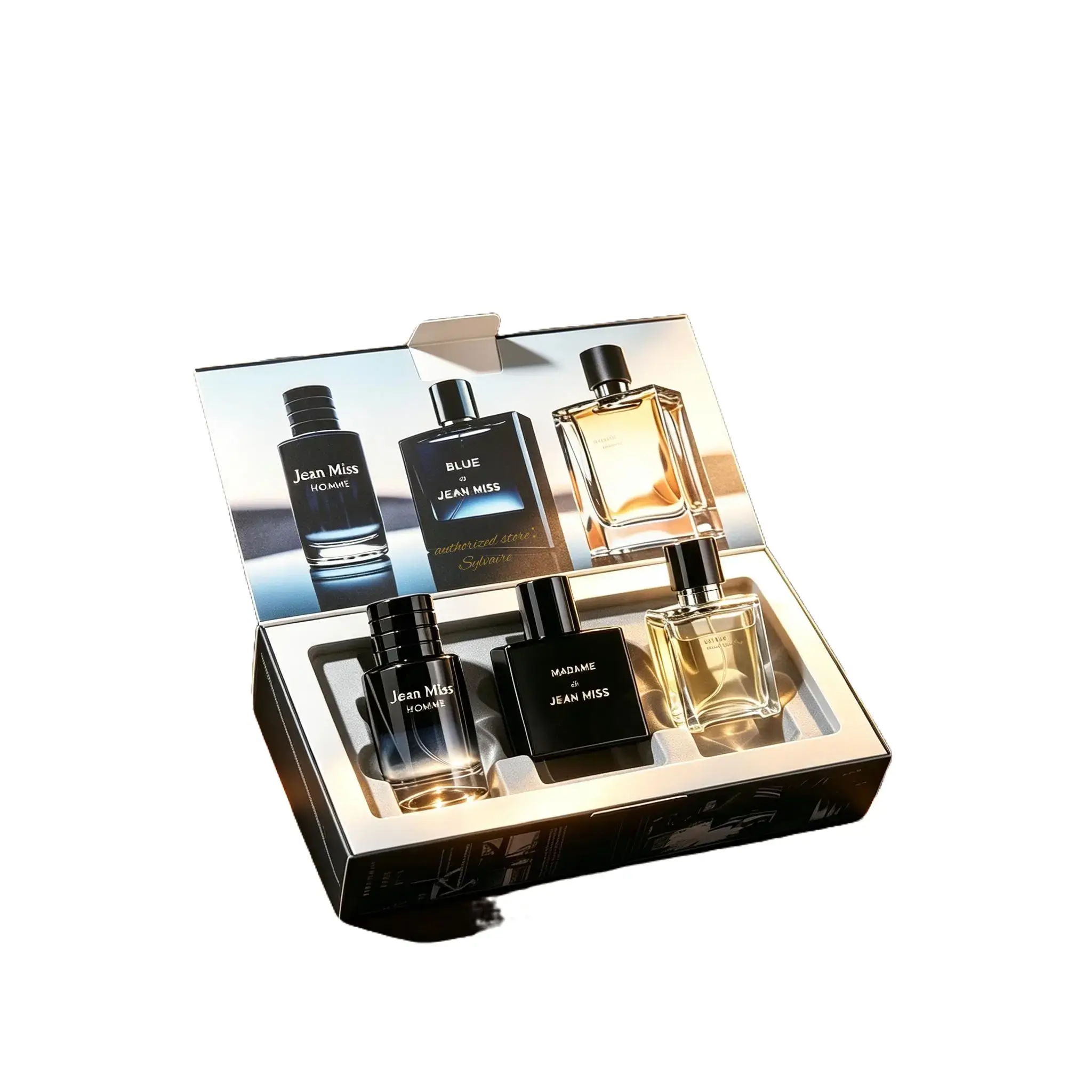 Men’s Long-Lasting Perfume Gift Set, 3 x 30ml, Fresh Citrus Spicy & Deep Woody Fragrance for Office Casual Outdoor | Pink Pepper, Geranium, Lavender, Patchouli, Vetiver, Cedar, Mint, Grapefruit, Jasmine, Orange, Vanilla, Ambroxan, Sichuan Pepper