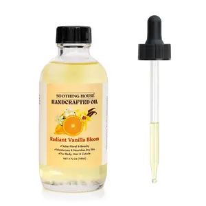 Soothing House Radiant Vanilla Bloom Body Oil - Solar Tuberose & Coconut Milk Clean Girl Fragrance (Gourmand & Bright Floral)