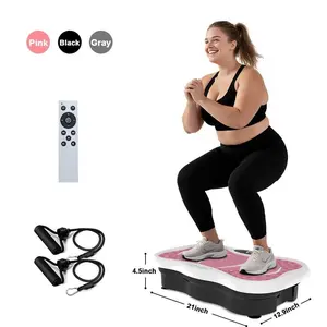 HopHorse Adjustable Speed Vibration Plate – Quiet Home Exercise Equipment for Full Body Fitness, Multifunctional Walking Pad & Pedal Exerciser Alternative, Power Vibration Plates for Workout & Muscle Toning | Black Friday & Cyber Monday Deal