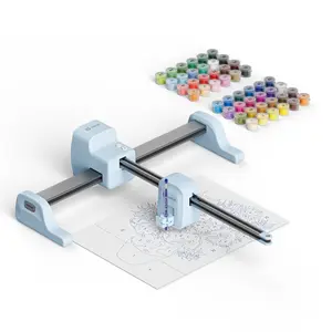 LOKLiK by HTVRONT iPaint Machine for Painting - Custom Paint by Number Sketch by Self, Beginner Friendly to Personalize Paint By Numbers Kit for Adults,White