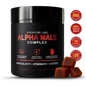 Alpha Male Complex – Clinically Dosed High Potency Men's Health Supplement | Tongkat Ali, Shilajit, Turkesterone & More