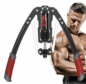 Home Hydraulic Twister Exerciser 22-440lbs Adjustable Arm & Chest Expander Strength Training Equipment for Shoulder & Arm Enhancement Home Strength Training Shoulder & Arm Strengthener