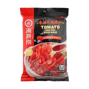 HAIDILAO Tomato Hot Pot Base 7.05 oz - Authentic Chinese Flavor for Delicious Hot Pot