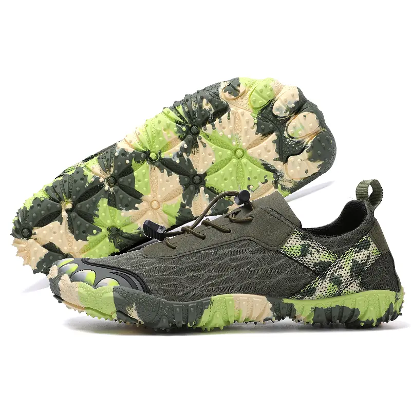 Lxso Barefoot Walking Shoes for Men and Women Color Block Camo Comfortable Water Shoes Beach & Outdoor Running Breathable Slip-Resistant Slip-On Sneakers Egyptian Toe Shoes Breathable Memory Foam Shoe Inserts Ideal Thanksgiving & Christmas Gift