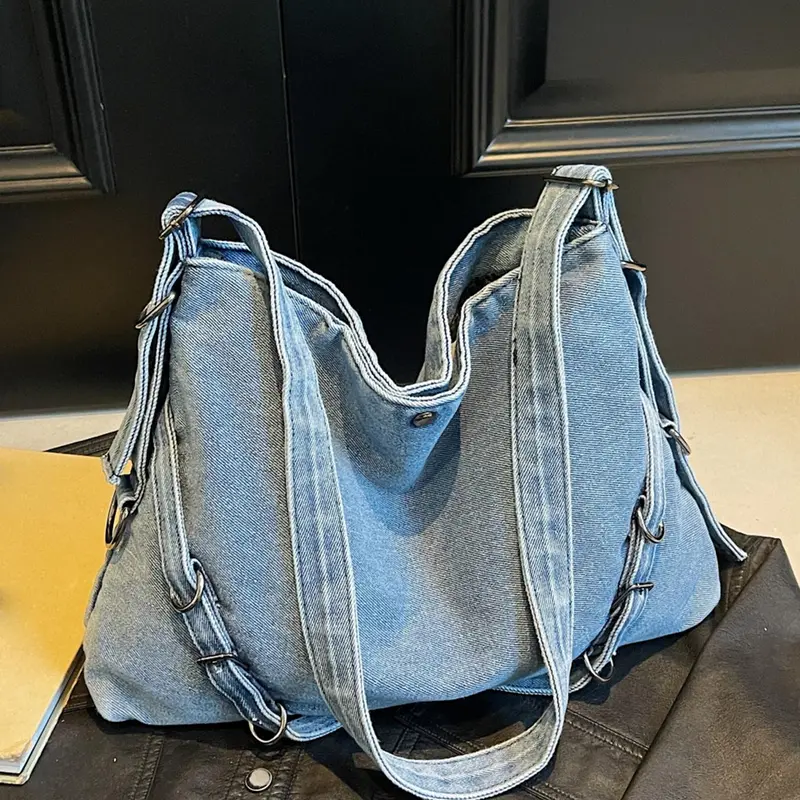 Women's Shoulder Bag, Fashionable Large Capacity Crossbody Bag for Work & Daily Used, Casual Trendy Versatile High-quality Daily Commuting Bag