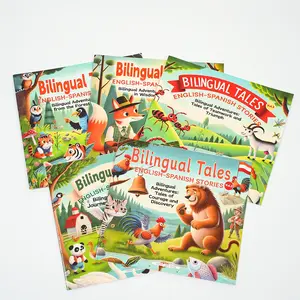 English-Spanish Bilingual Tales for Kids – Fun Animal Stories for Language Learning Preschool Books Toddler Learning Books Books for Toddlers