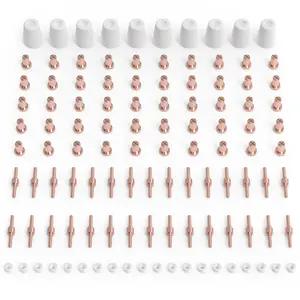 YESWELDER 110Pcs PT31 Cutting Torch Consumables Set for YESWELDER CUT-50DS Plasma Cutter | Fits PT-31 JG-40 LG-40 Plasma Cutter Torch