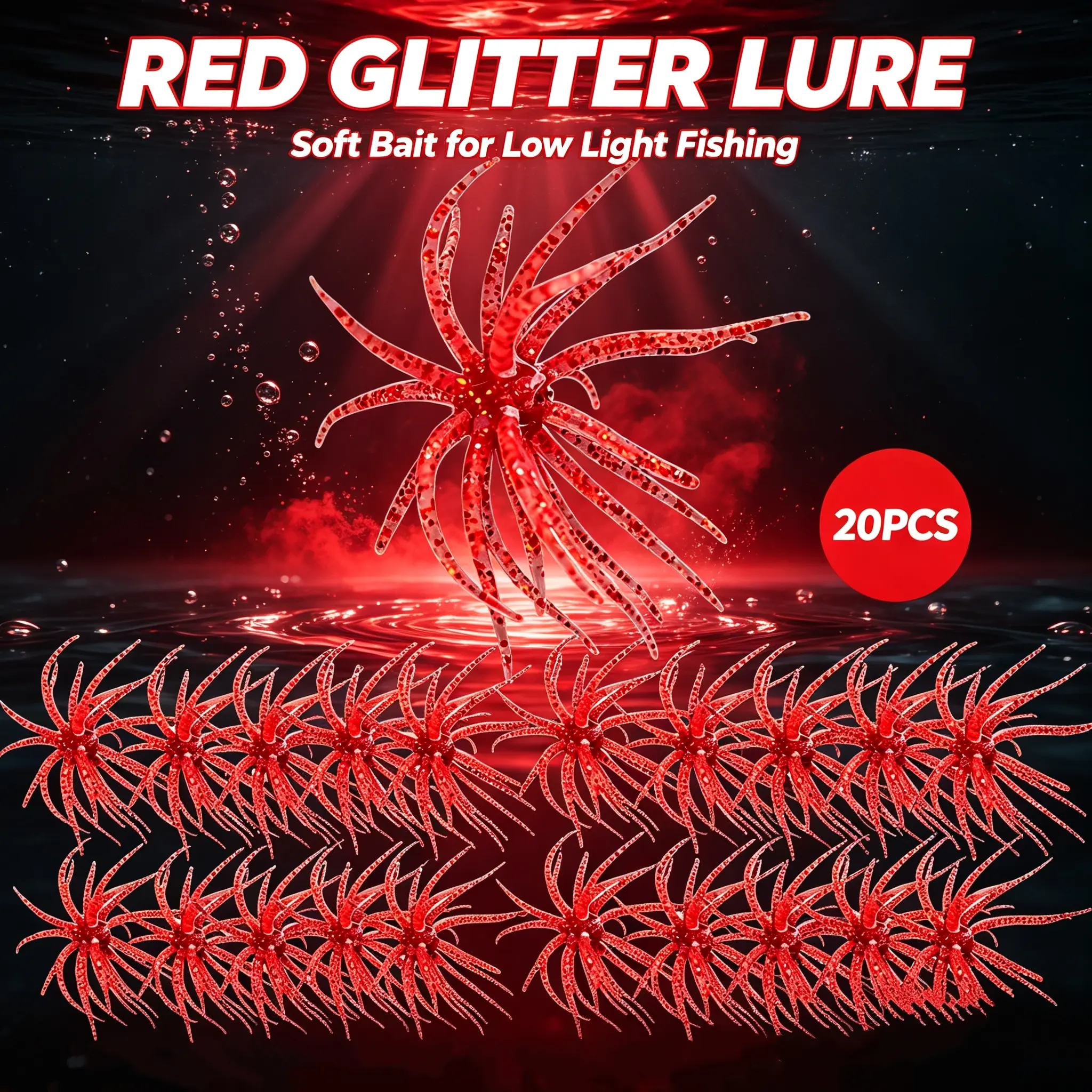 Soft Fishing Lure Sea Urchin Bait, Soft Baits for Fishermen, Ideal for Catching Various Species, Durable & Effective Design, Artificial Fishing Lure, Fishing Equipment