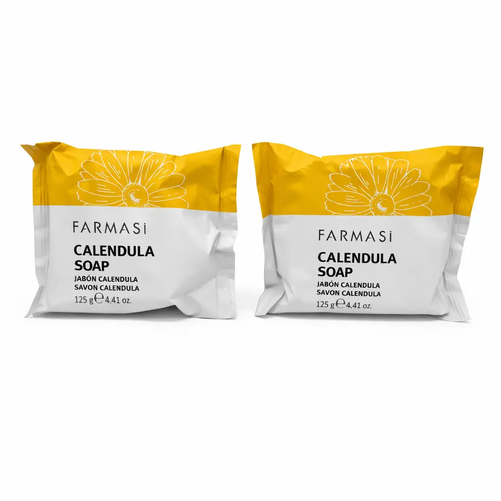 Calendula Soap -  Body Care - Body Wash -  Cleansing -  Skin Care Set Of 2 Bar Soap Vegan Body Wash
